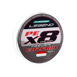Plecionka FLAGMAN Legend Feeder Braid X8 Dark Grey 150m - 0,10mm