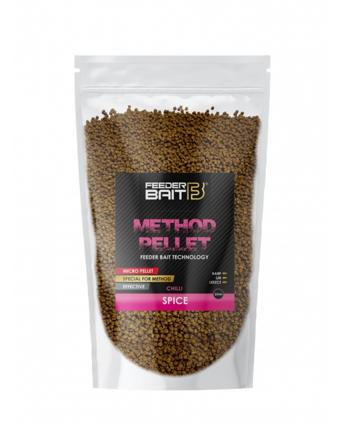 Pellet FEEDER BAIT 2mm 800g - Spice Chilli Pellet FEEDER BAIT 2mm 800g - Spice Chilli