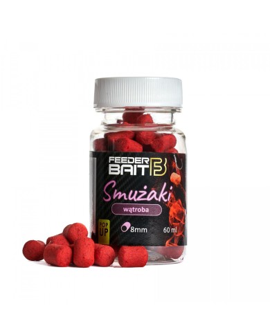 Smużaki FEEDER BAIT 8/10mm - Wątroba Smużaki FEEDER BAIT 8/10mm - Wątroba