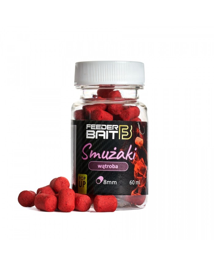 Smużaki FEEDER BAIT 8/10mm - Wątroba Smużaki FEEDER BAIT 8/10mm - Wątroba