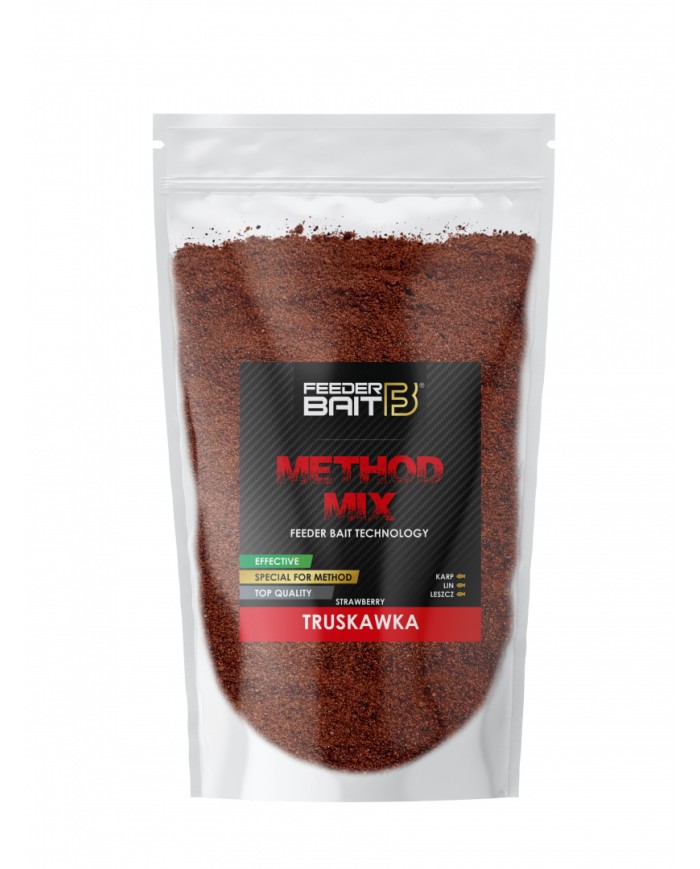 Method Mix FEEDER BAIT 800g - Truskawka Method Mix FEEDER BAIT 800g - Truskawka