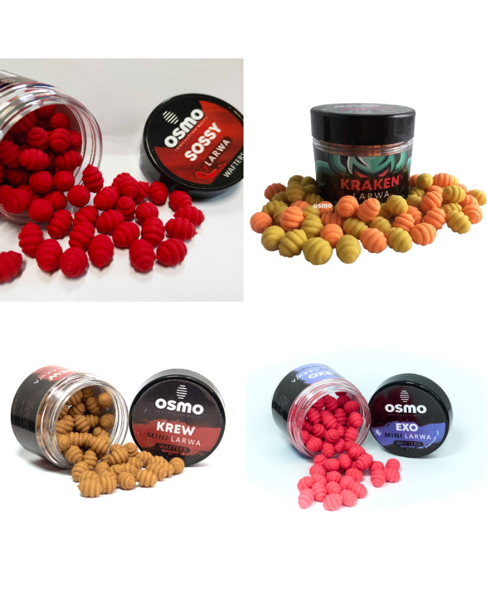 Zestaw przynęt OSMO Mini Larwa Wafters Zestaw przynęt OSMO Mini Larwa Wafters