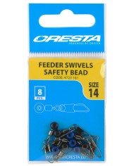 Podwójna agrafka CRESTA Feeder Swivel Souble Snap - roz. 14 Podwójna agrafka CRESTA Feeder Swivel Souble Snap - roz. 14