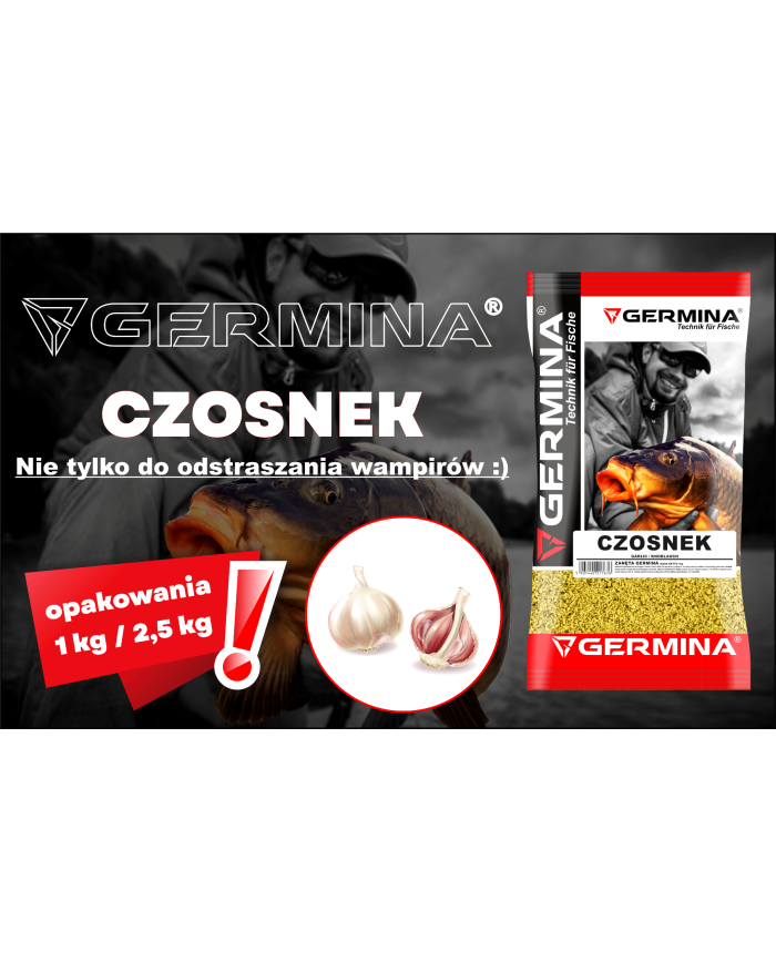 Zanęta GERMINA Czosnek 2,5kg Zanęta GERMINA Czosnek 2,5kg