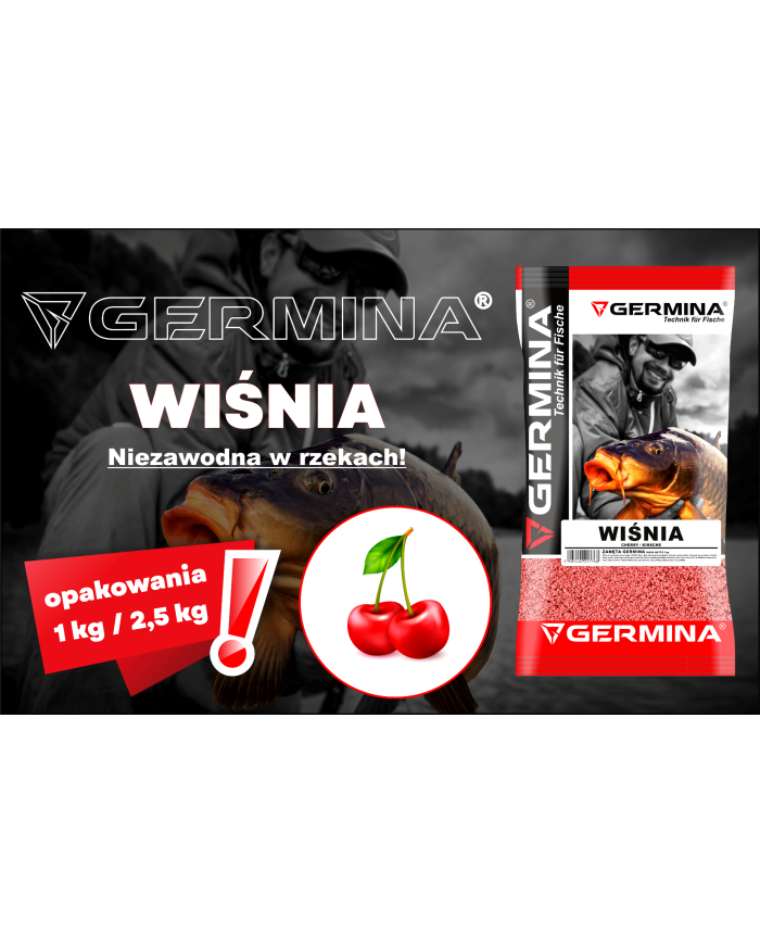 Zanęta GERMINA Wiśnia 2,5kg Zanęta GERMINA Wiśnia 2,5kg
