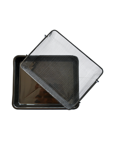 Kuweta z sitem GENLOG Tray Sieve SQ 2,5 mm 20x25 cm Kuweta z sitem GENLOG Tray Sieve SQ 2,5 mm 20x25 cm