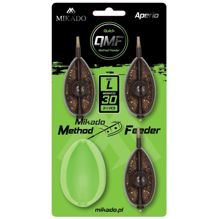 Zestaw koszyczków MIKADO Aperio Q.M.F. L - 30+40+50g + Foremka