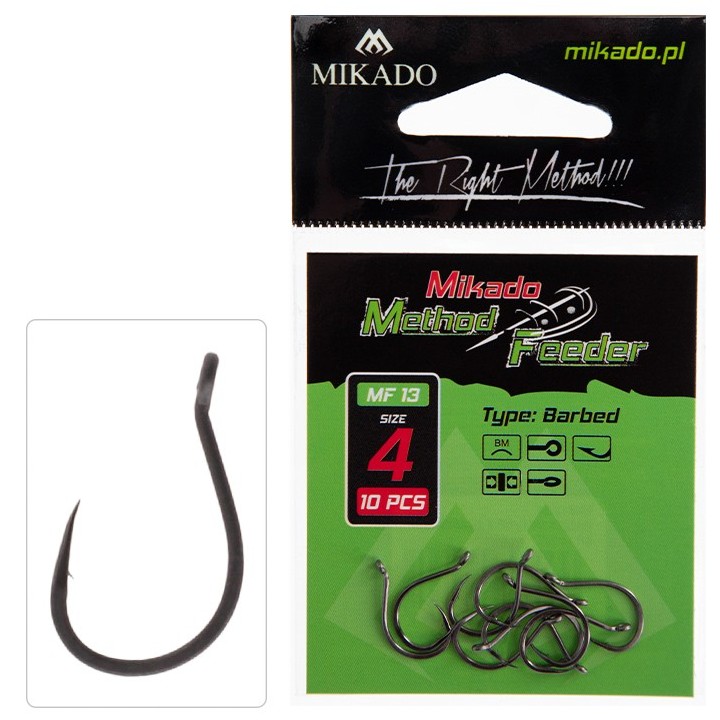 Haczyki MIKADO MF13 z zadziorem - roz. 14