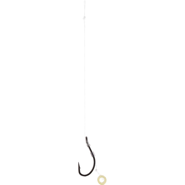 Przypony MIKADO Method Feeder z gumką - hak z zadziorem nr 8 żyłka 0.25mm/10cm - op. 8 szt.