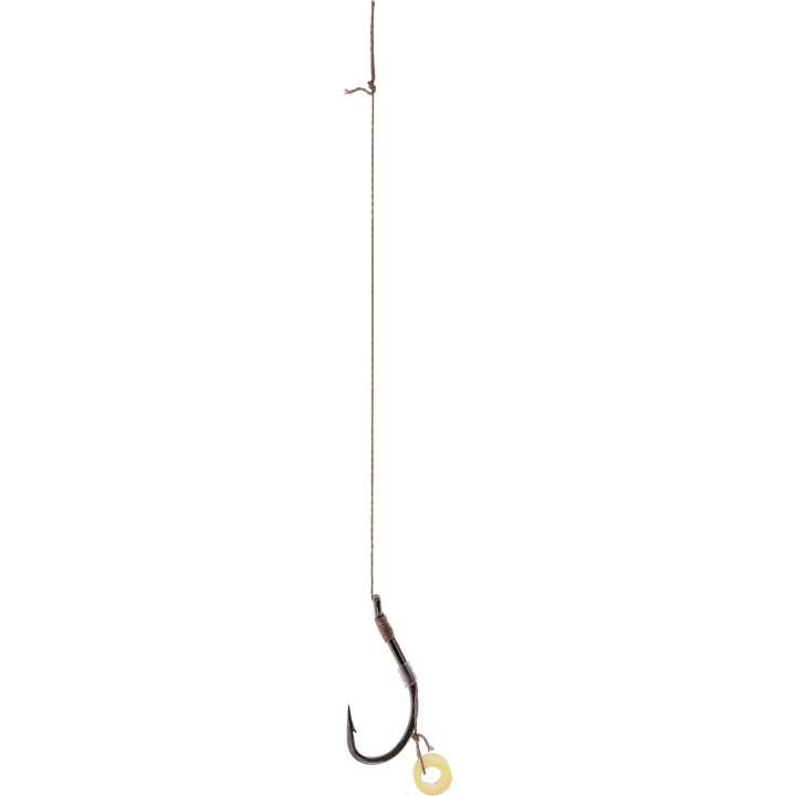 Przypony MIKADO Method Feeder z gumką - hak z zadziorem nr 12 plecionka 0.12mm/10cm - op. 8 szt.