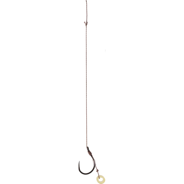 Przypony MIKADO Method Feeder z gumką - hak bez zadziora nr 12 plecionka 0.12mm/10cm - op. 8 szt.