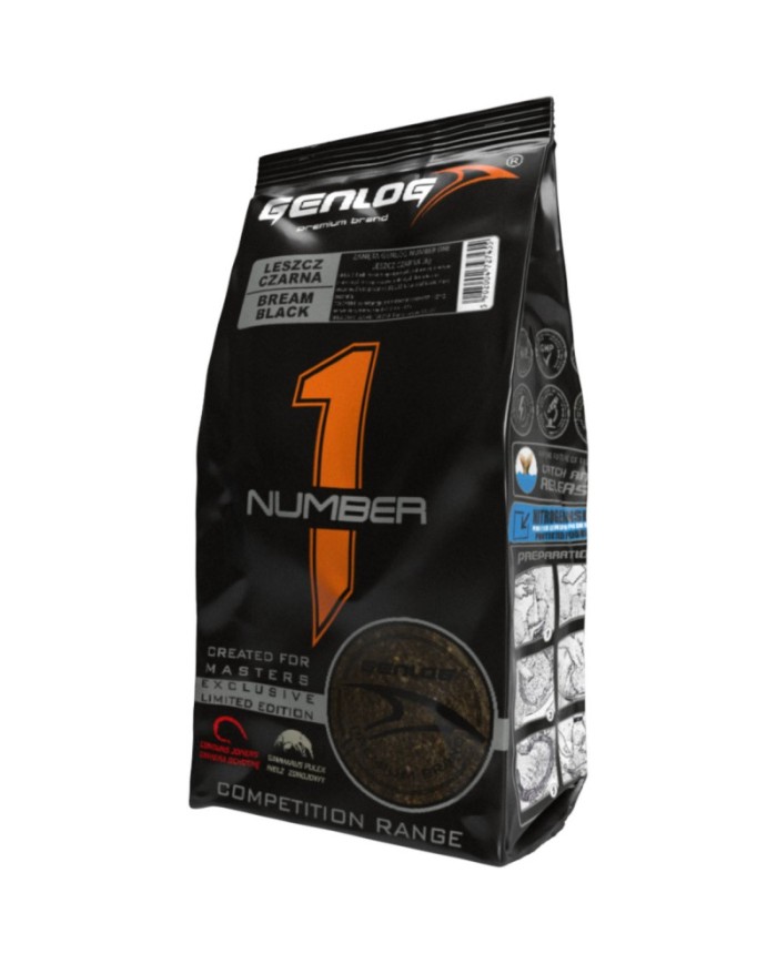 Zanęta GENLOG Number 1 - Fishmeal 1kg Zanęta GENLOG Number 1 - Fishmeal 1kg