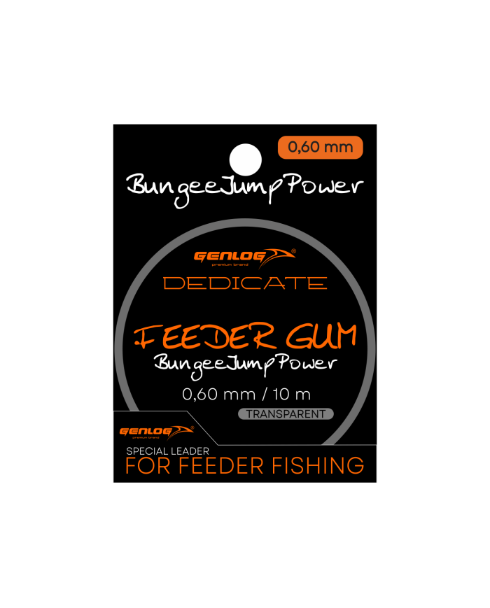 Feeder Gum GENLOG Dedicate Bungee Jump Power 0.6 mm
