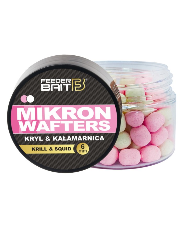 Mikron Wafters FEEDER BAIT 4/6mm - Squid & Krill 25ml Mikron Wafters FEEDER BAIT 4/6mm - Squid & Krill 25ml