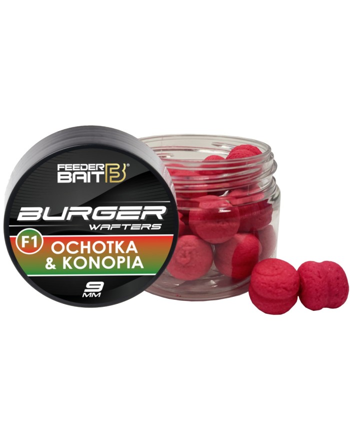 Burger Wafters FEEDER BAIT F1 Ochotka & Konopia 9mm Burger Wafters FEEDER BAIT F1 Ochotka & Konopia 9mm