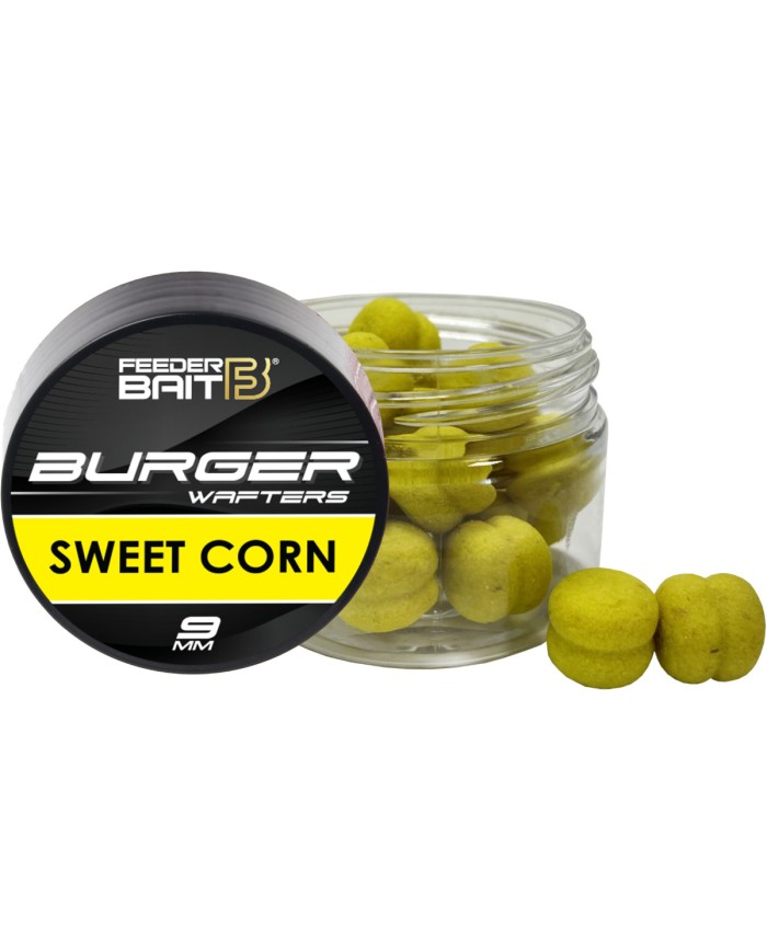 Burger Wafters FEEDER BAIT Sweet Corn 9mm Burger Wafters FEEDER BAIT Sweet Corn 9mm
