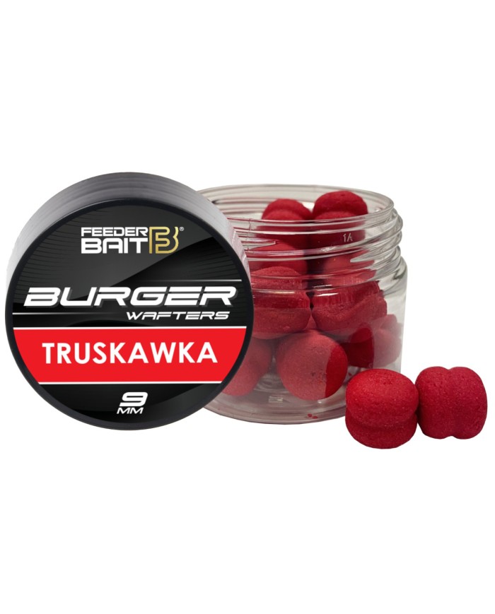 Burger Wafters FEEDER BAIT Truskawka 9mm Burger Wafters FEEDER BAIT Truskawka 9mm