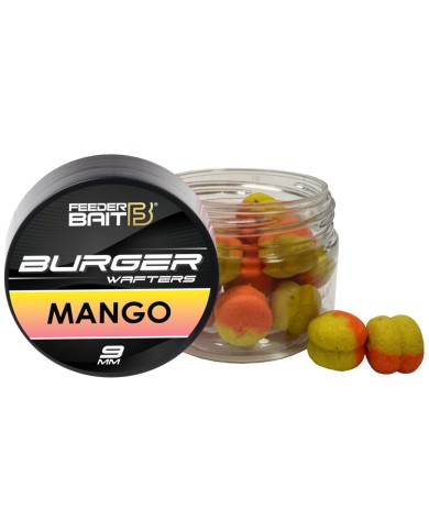 Burger Wafters FEEDER BAIT Mango 9mm Burger Wafters FEEDER BAIT Mango 9mm