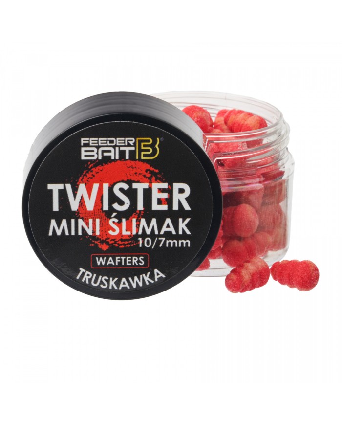 Twister Mini Ślimak Wafters FEEDER BAIT - Truskawka Twister Mini Ślimak Wafters FEEDER BAIT - Truskawka