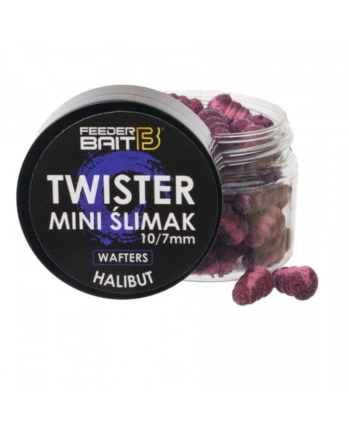 Twister Mini Ślimak Wafters FEEDER BAIT - Halibut