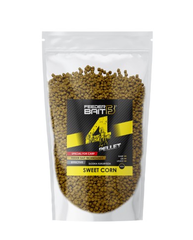 Pellet FEEDER BAIT 4mm 800g - Sweet Corn Pellet FEEDER BAIT 4mm 800g - Sweet Corn