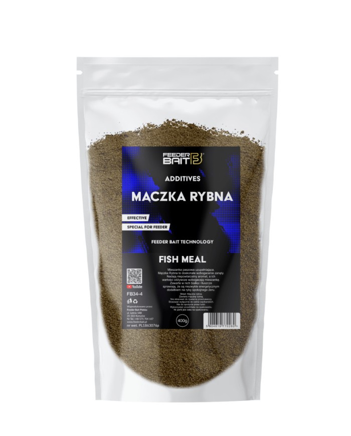 Dodatek do zanęt FEEDER BAIT 400g - Mączka Rybna Dodatek do zanęt FEEDER BAIT 400g - Mączka Rybna