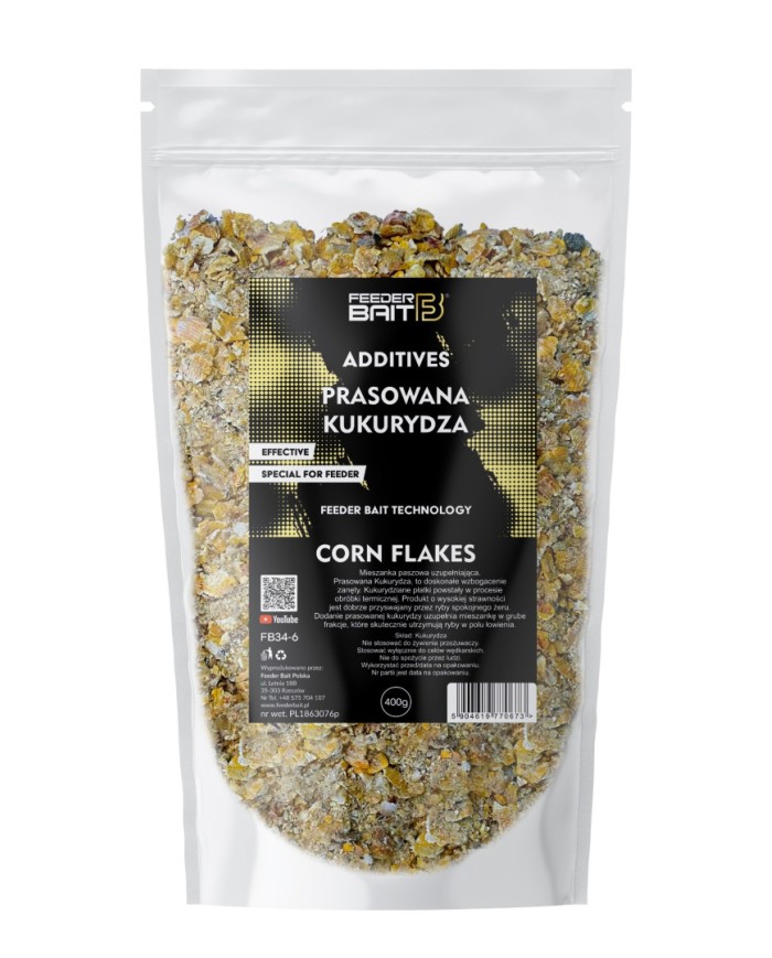 Dodatek do zanęt FEEDER BAIT 400g - Prasowana Kukurydza Dodatek do zanęt FEEDER BAIT 400g - Prasowana Kukurydza