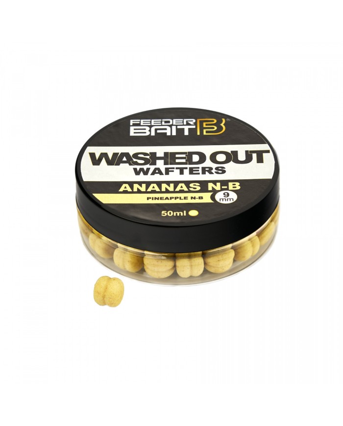 Washed Out Wafters 9mm FEEDER Bait - Ananas & N-B Washed Out Wafters 9mm FEEDER Bait - Ananas & N-B