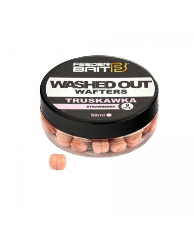 Washed Out Wafters 9mm FEEDER Bait - Truskawka Washed Out Wafters 9mm FEEDER Bait - Truskawka