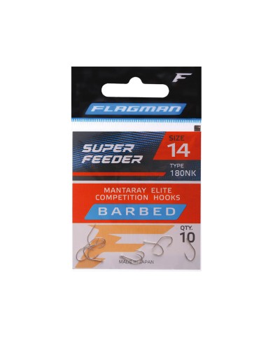 Haczyki FLAGMAN Mantaray Super Feeder - roz. 8 Haczyki FLAGMAN Mantaray Super Feeder - roz. 8