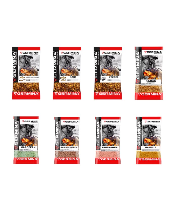 Zestaw zanęt GERMINA 8kg - Karp Zestaw zanęt GERMINA 8kg - Karp