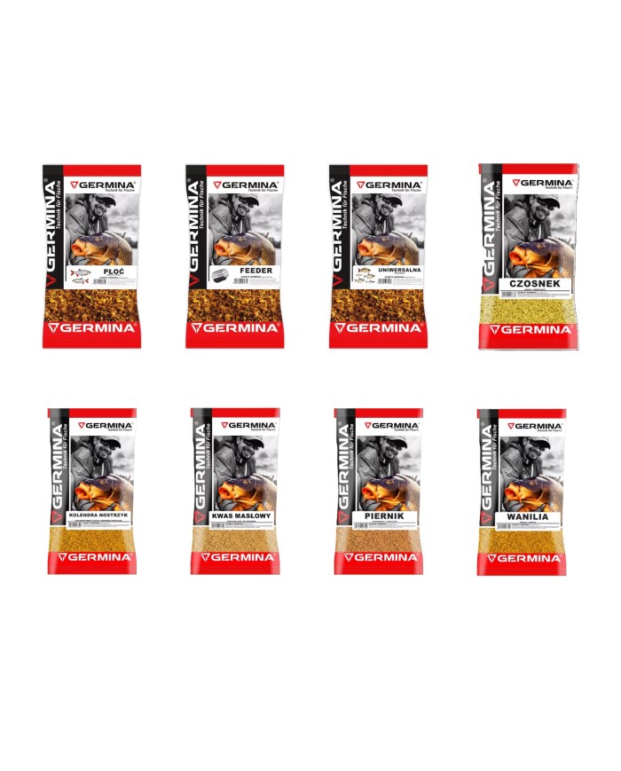 Zestaw zanęt GERMINA 8kg - Płoć Zestaw zanęt GERMINA 8kg - Płoć