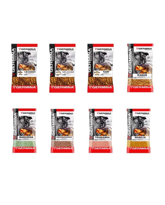 Zestaw zanęt GERMINA 8kg - Mix 1 Zestaw zanęt GERMINA 8kg - Mix 1