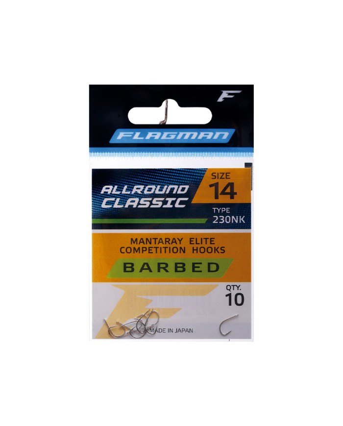 Haczyki FLAGMAN Mantaray All Round Classic - roz. 18 Haczyki FLAGMAN Mantaray All Round Classic - roz. 18