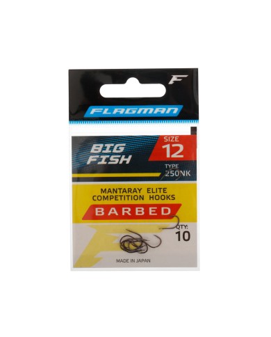 Haczyki FLAGMAN Mantaray Big Fish - roz. 14 Haczyki FLAGMAN Mantaray Big Fish - roz. 14