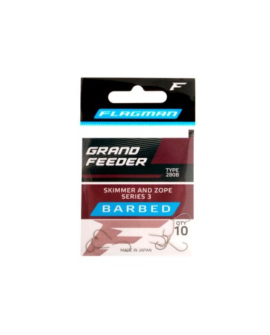 Haczyki FLAGMAN Grand Feeder Skimmer and Zope Series 3 - roz. 10 Haczyki FLAGMAN Grand Feeder Skimmer and Zope Series 3 - roz. 10