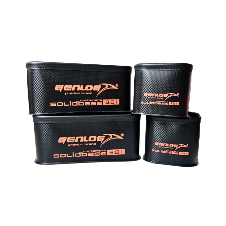 Zestaw 5 pojemników GENLOG EVA Solid Base Carbon C-47x27x12+4