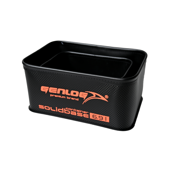 Zestaw 2 pojemników GENLOG EVA Solid Base Carbon O-28x19x13+1