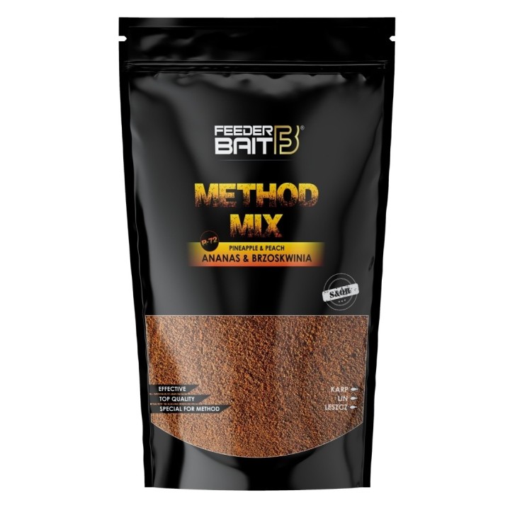 Method Mix FEEDER BAIT 800g - R-72 Ananas & Brzoskwinia