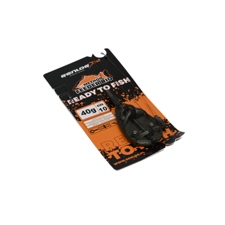 Gotowy Zestaw Method Feeder GENLOG Ready to Fish hak 10 Podajnik 40g