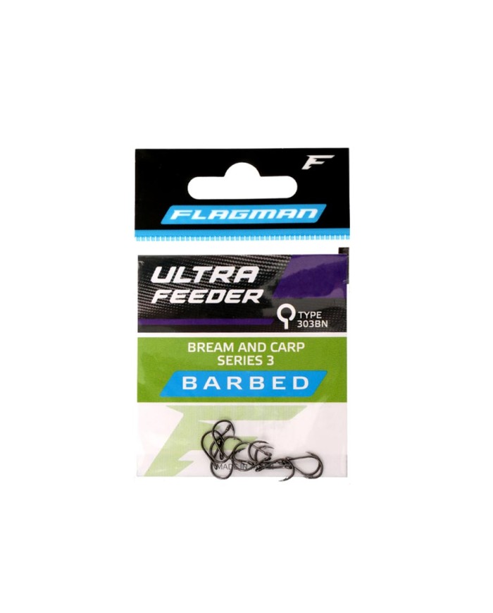 Haczyki FLAGMAN Ultra Feeder Bream and Carp Series 3 - roz. 14 Haczyki FLAGMAN Ultra Feeder Bream and Carp Series 3 - roz. 14