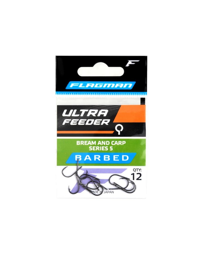 Haczyki FLAGMAN Ultra Feeder Bream and Carp Series 5 - roz. 14 Haczyki FLAGMAN Ultra Feeder Bream and Carp Series 5 - roz. 14