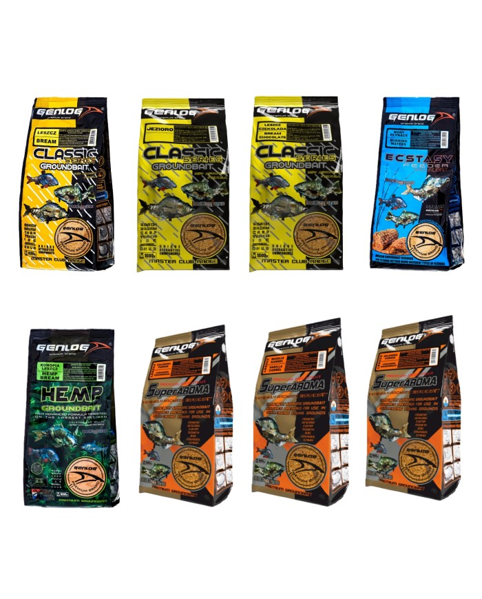 Zestaw zanęt GENLOG - Leszcz 2 Zestaw zanęt GENLOG - Leszcz 2