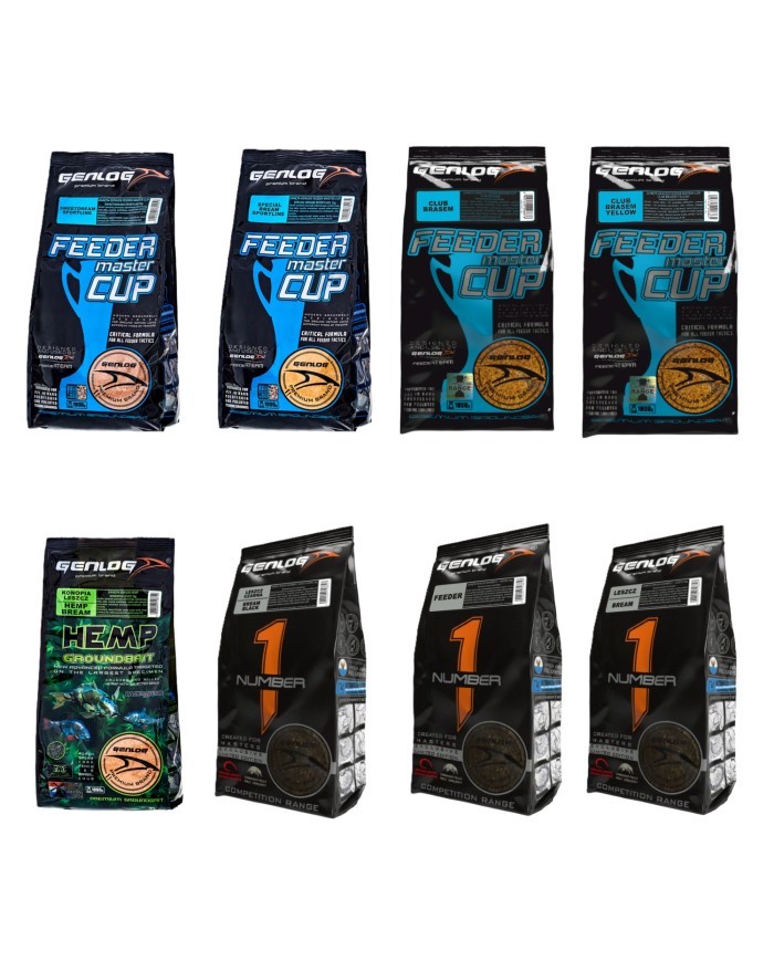 Zestaw zanęt GENLOG - Zawody Leszcz Zestaw zanęt GENLOG - Zawody Leszcz