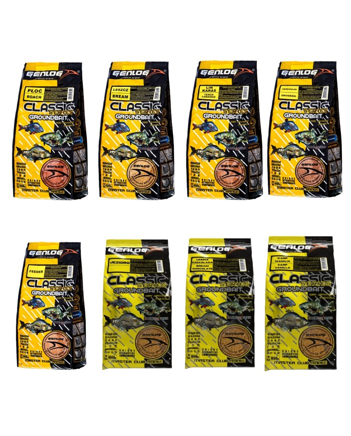 Zestaw zanęt GENLOG - Feeder Klasyczny Zestaw zanęt GENLOG - Feeder Klasyczny