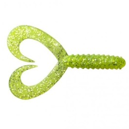 Guma Jenzi Double Tail-Twister 8cm 3" - Green