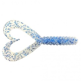 Guma Jenzi Double Tail-Twister 8cm 3" - Blue-White