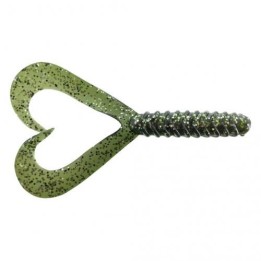 Guma Jenzi Double Tail-Twister 8cm 3" - Dark Green