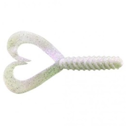 Guma Jenzi Double Tail-Twister 8cm 3" - Pearl
