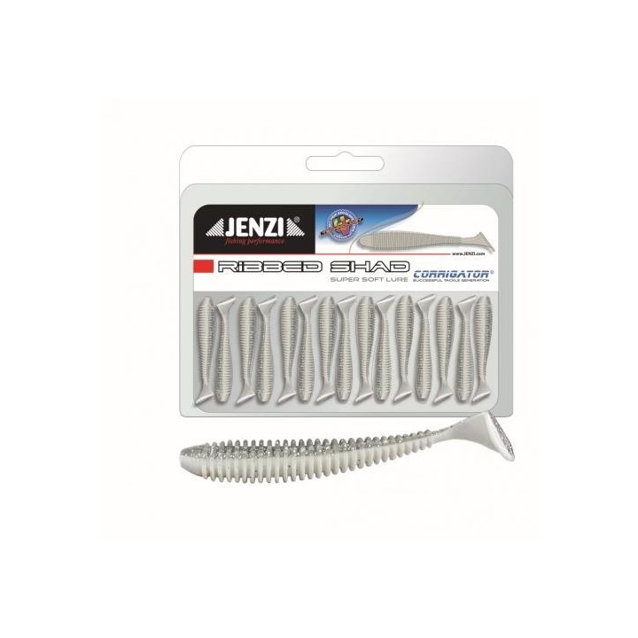 Guma Jenzi Stinger Hunter 5cm 2" - Silver-White
